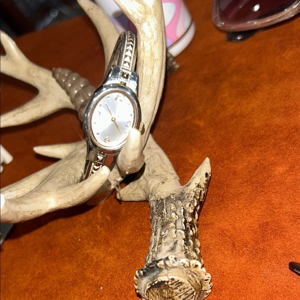 Elegant‎ Silver and Gold Watch bracelet cuff watch